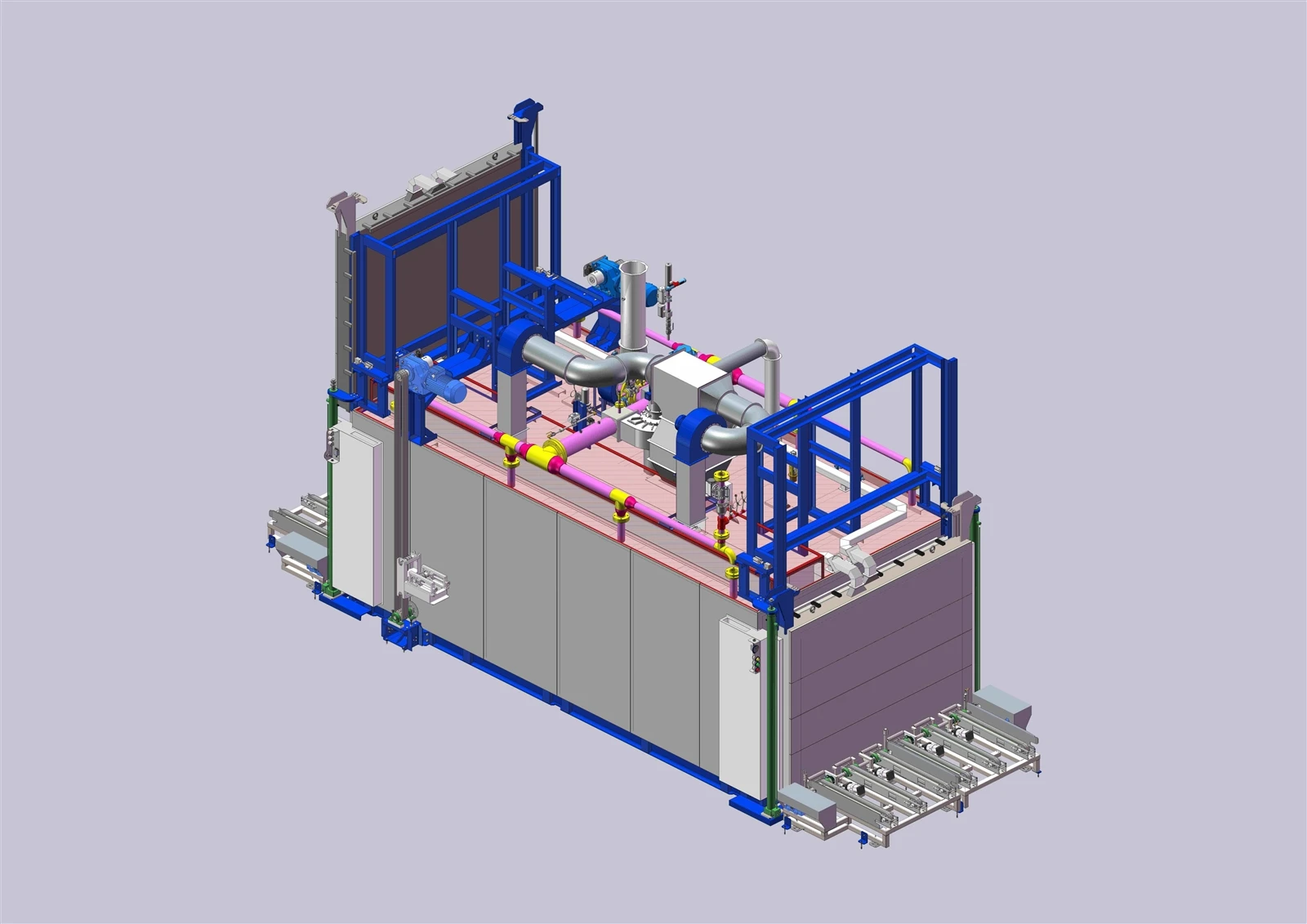 3D Design Of Ethylene Oxide Disinfection Cabinet 3D Design Of Ethylene Oxide Disinfection Cabinet